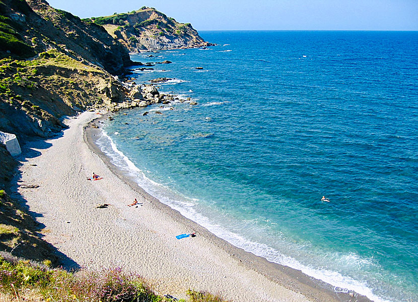 The best beaches in Skiathos. Stigero beach.