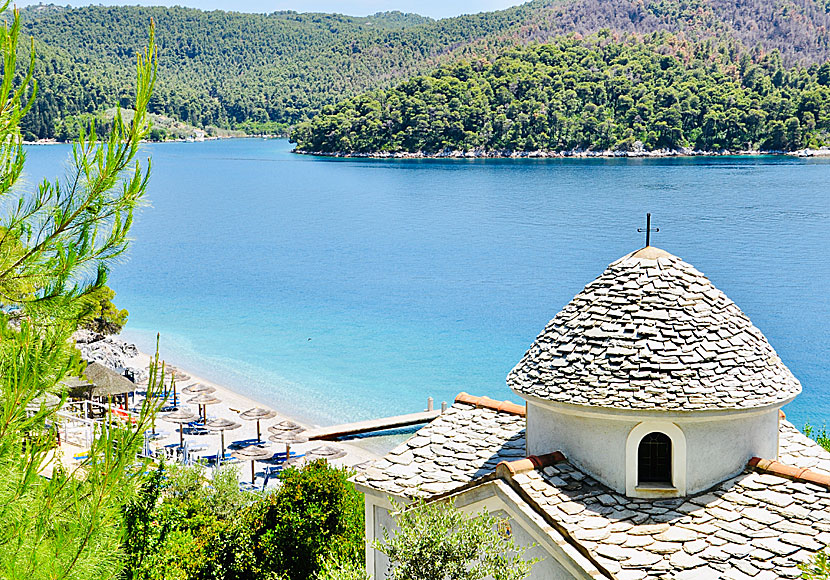 The very beautiful church above Adrina beach.