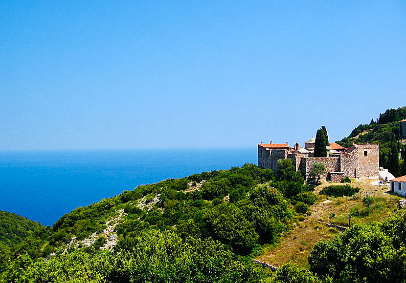 The Agia Varvara Monastery on Skopelos in the Sporades.