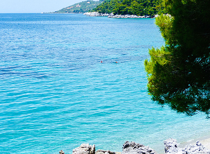Kastani and Kalimera beach on Skopelos
