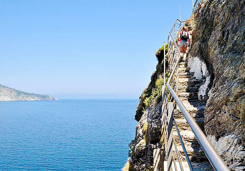 Hike to Mamma-Mia Church on Skopelos.