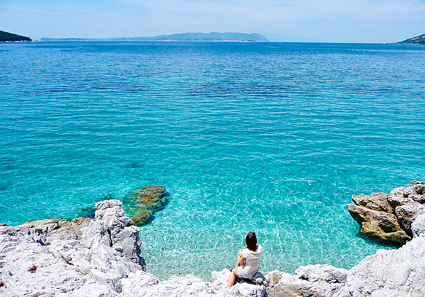 Kalimera beach on Skopelos.