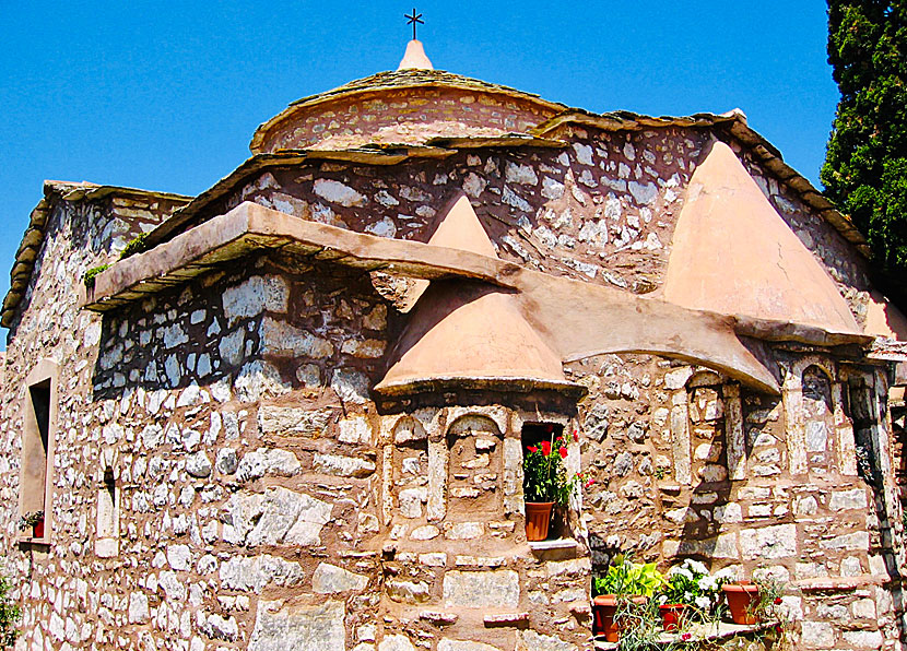 The church in Agia Varvara Monastery.