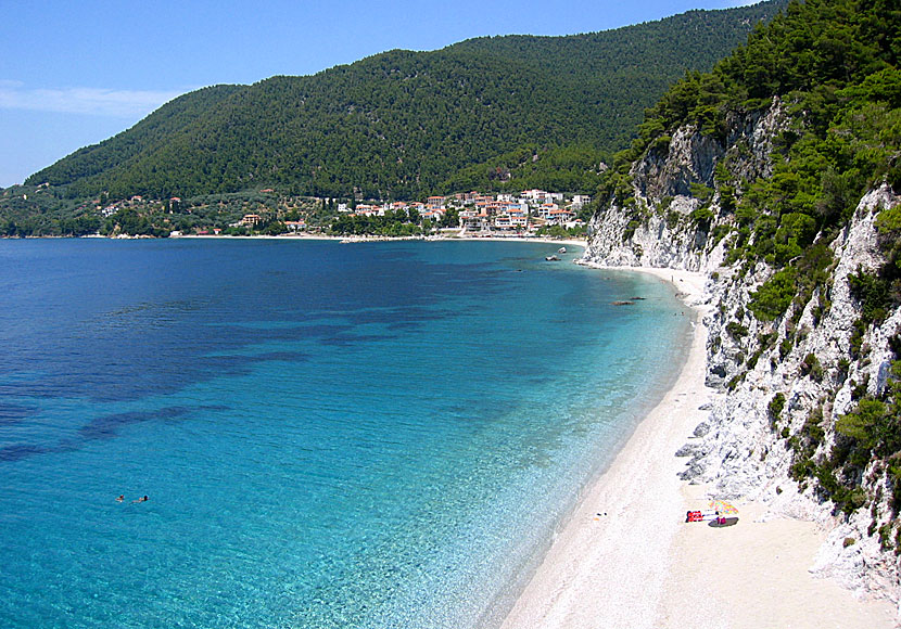 Hovolo beach. Elios. Skopelos.
