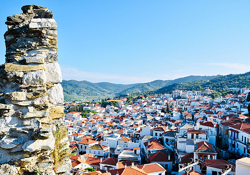 Skopelos town is probably the most beautiful village in Greece.