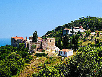 Monasterys on Skopelos.