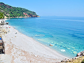 Velanio beach on Skopelos.