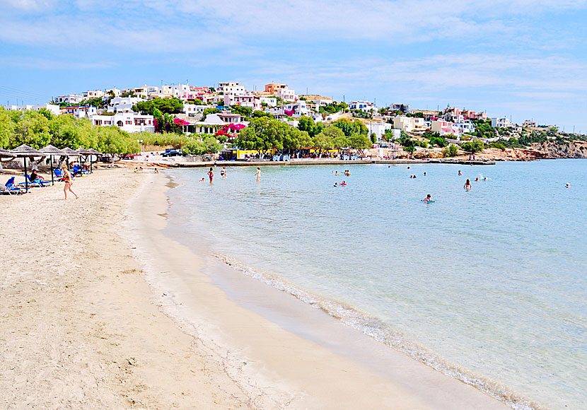 Azolimnos beach on Syros in the Cyclades.