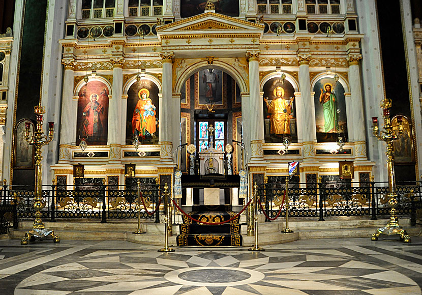 Church of Resurrection in Ermoupolis on Syros.