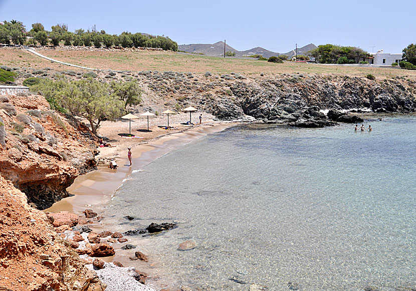 Kokkina beach on Syros.