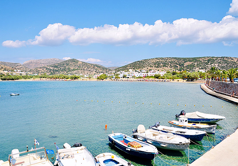 The port of Galissas on Syros.