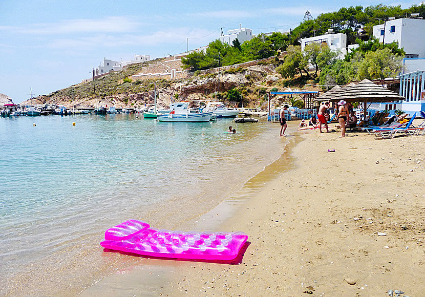 Achladi beach on Syros in the Cyclades.