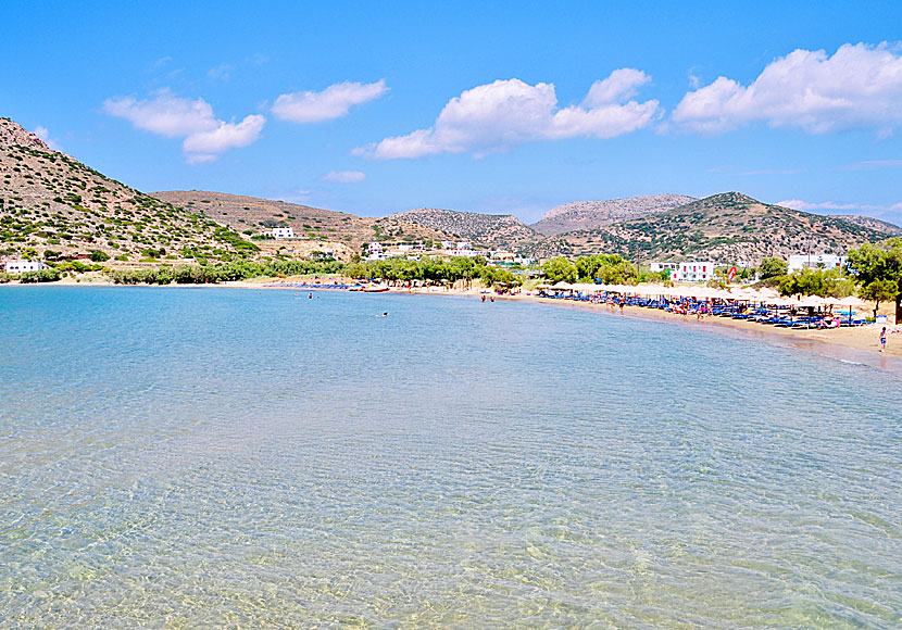 Galissas beach on Syros in the Cyclades.