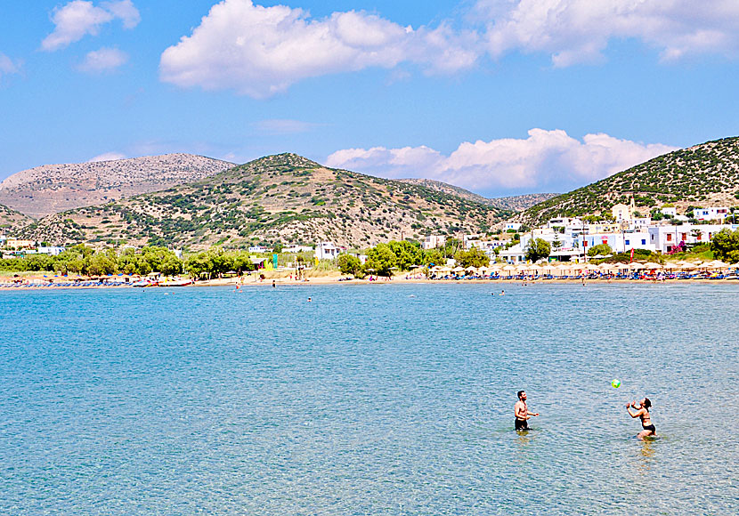 Galissas beach in Syros.
