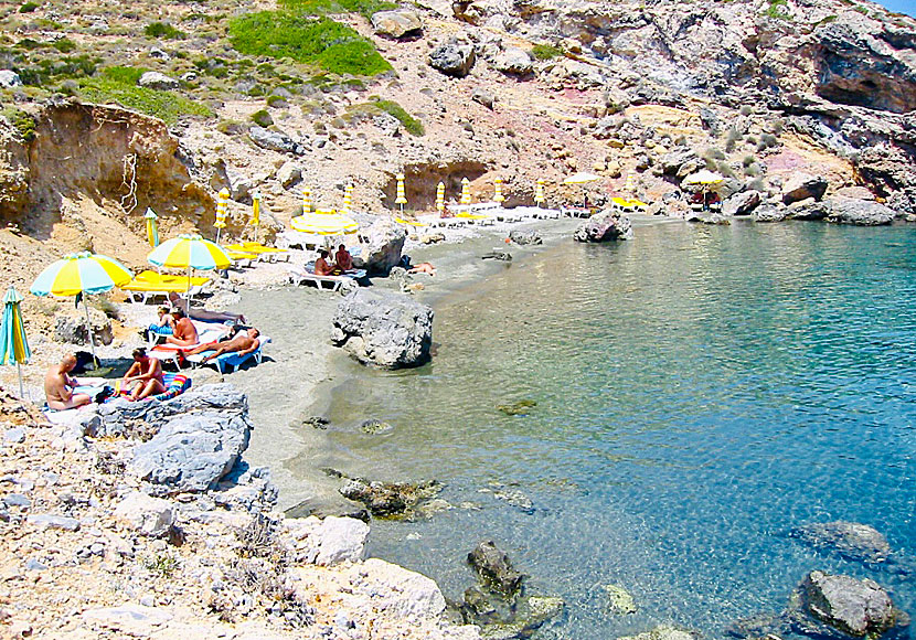 The best beaches on Telendos. Paradise beach.