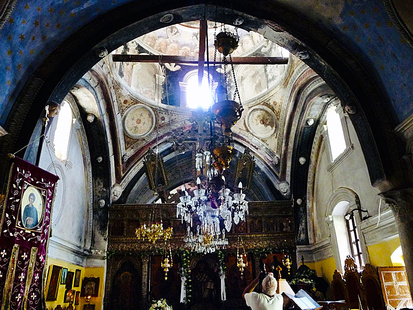 The church of Agios Panteleimon monastery.