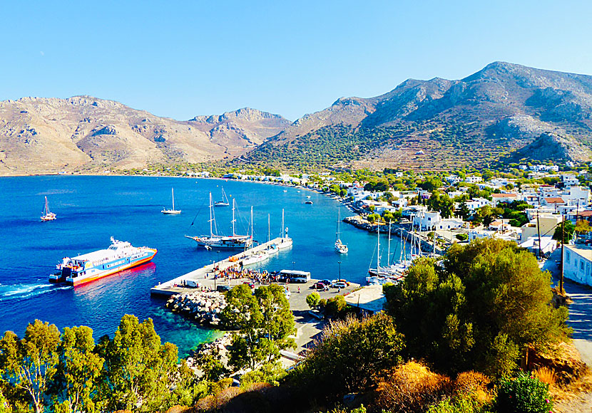 Dodecanese Pride in the port of Livadia in Tilos.