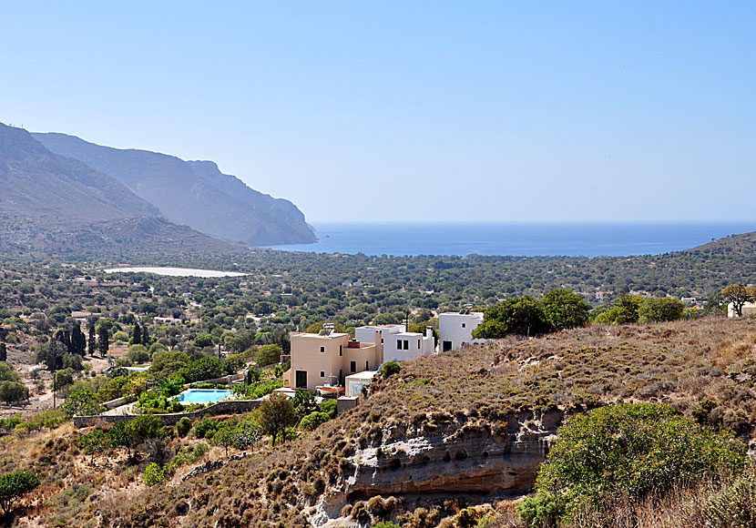 Eristos valley seen from the beginning of the path to Skafi beach.