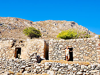 The uninhabited village of Gera on Tilos.