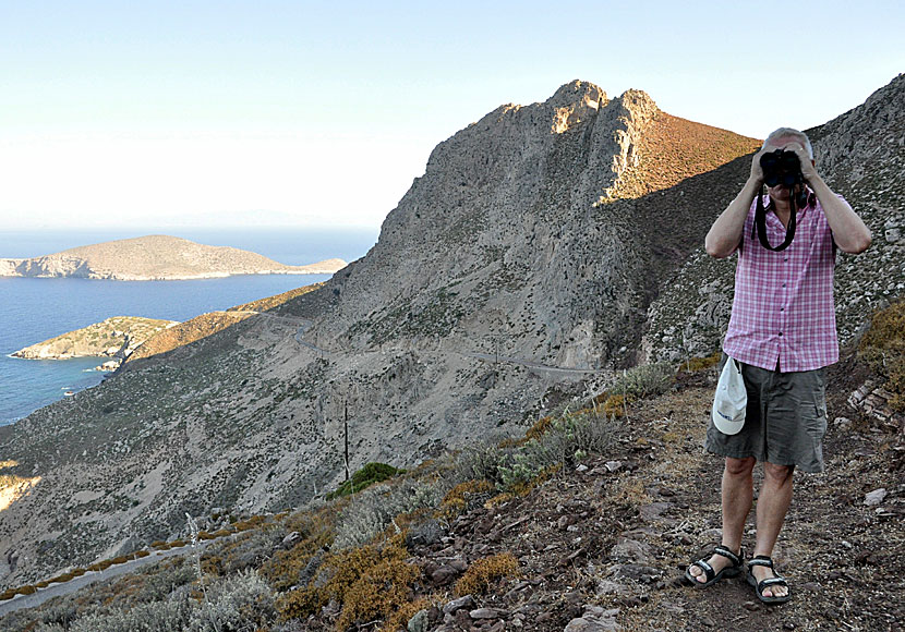 Hike from the monastery of Agios Panteleimon to Agios Antonios on Tilos.