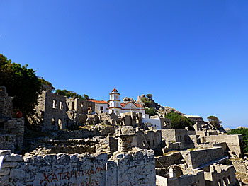 Mikro Chorio on Tilos.