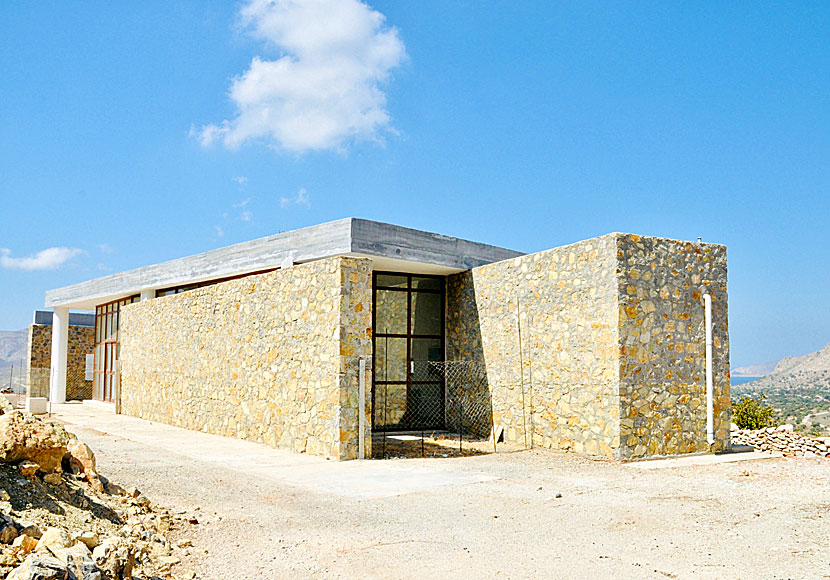 The new elephant museum on Tilos. 