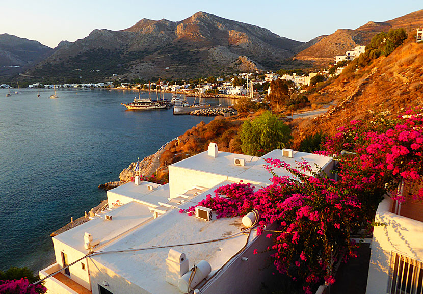 The sunrise seen from Ilidi Rock in Livadia on Tilos.