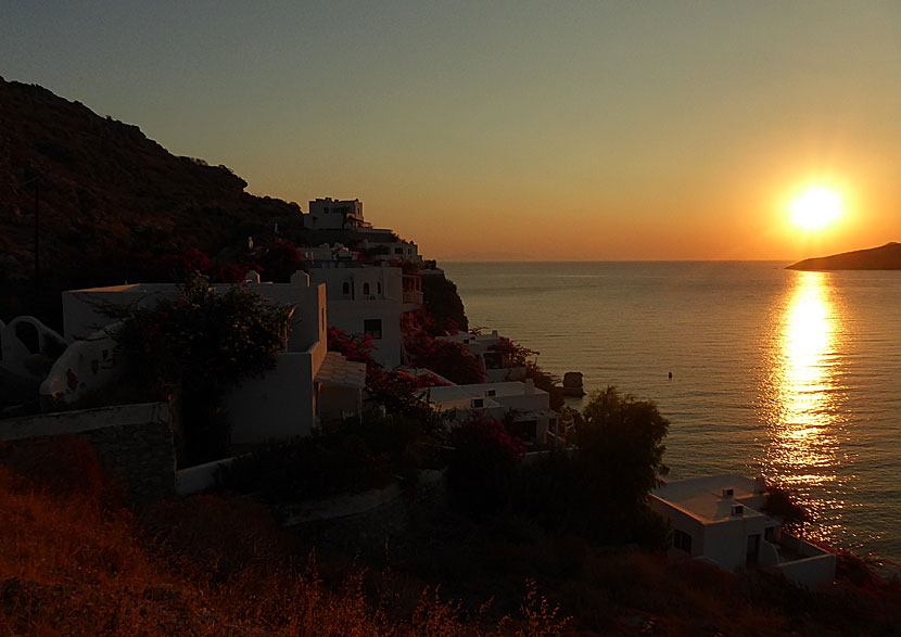 The sunrise seen from the path to Ilidi Rock in Livadia.