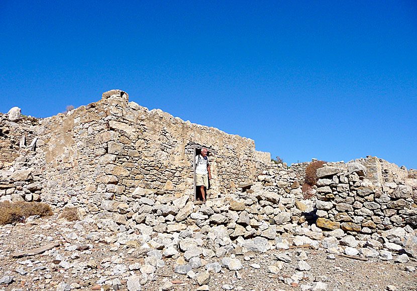 Don't miss the hike to the uninhabited village of Gera when you travel to Tilos in Greece.