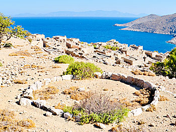 The uninhabited village of Gera on Tilos.