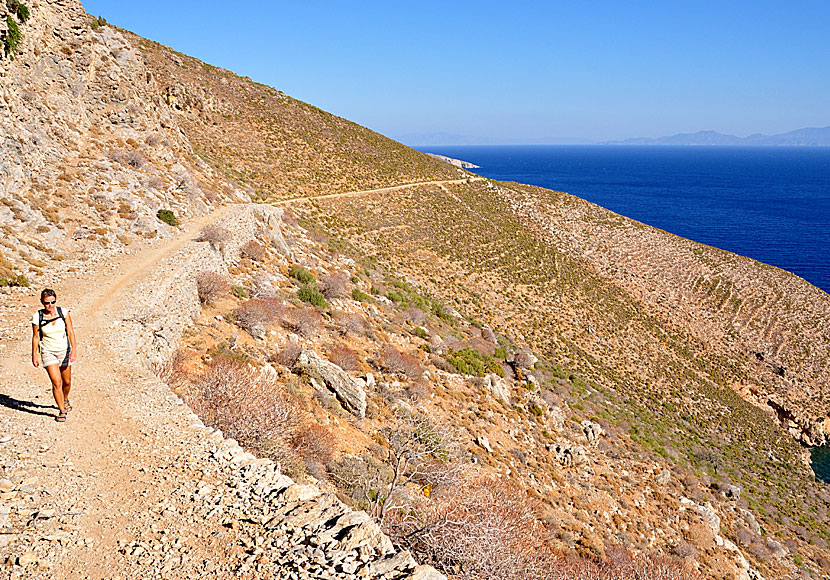 There are many easy hiking trails on Tilos so you don't need to be an experienced hiker.