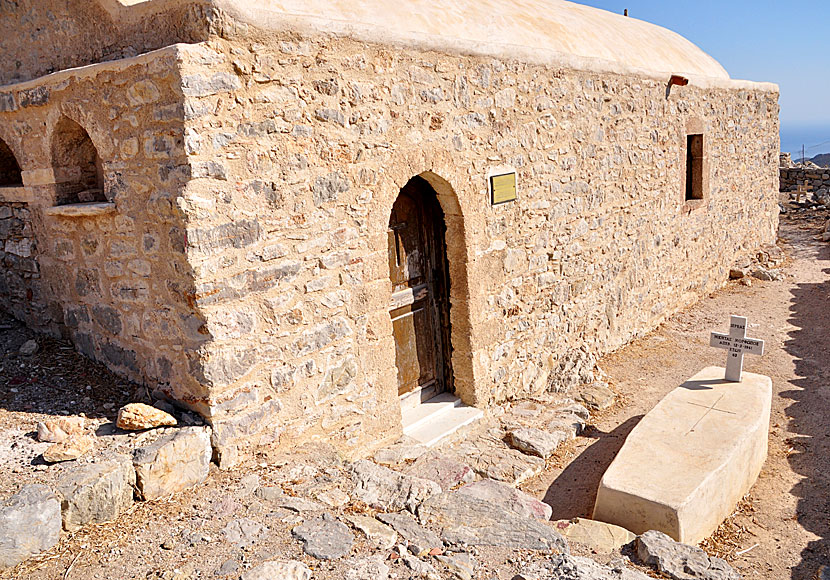 Timia Zoni church in Mikro Chorio on Tilos.