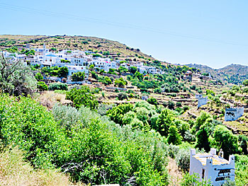 The village Agapi on Tinos.