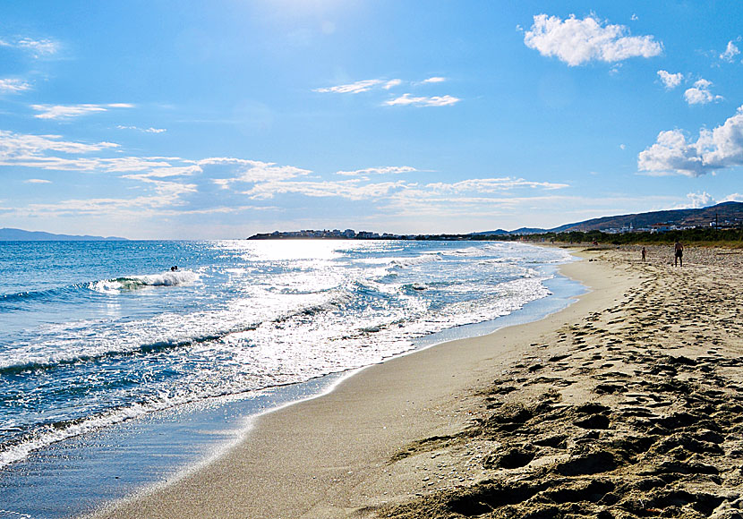 Don't miss Agios Fokas beach when you travel to Tinos town in Greece.