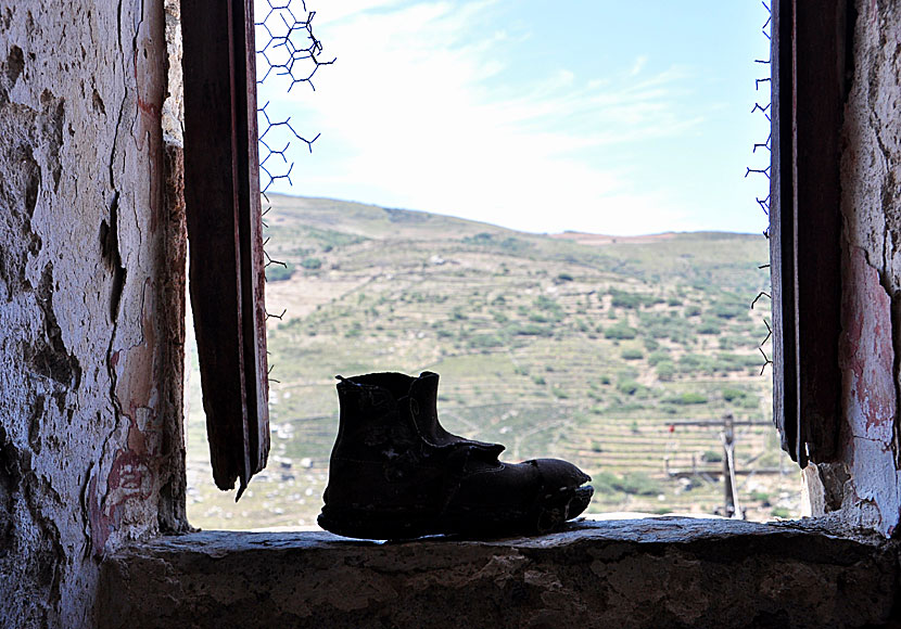 The abandoned village of Monastiria on Tinos in the Cyclades.