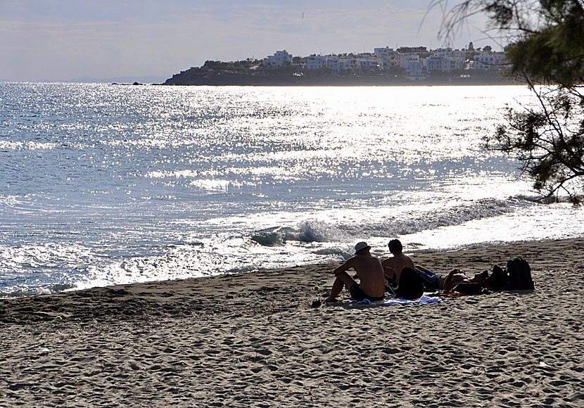 If you live in Tinos town, you can take an evening swim at Agios Fokas beach.