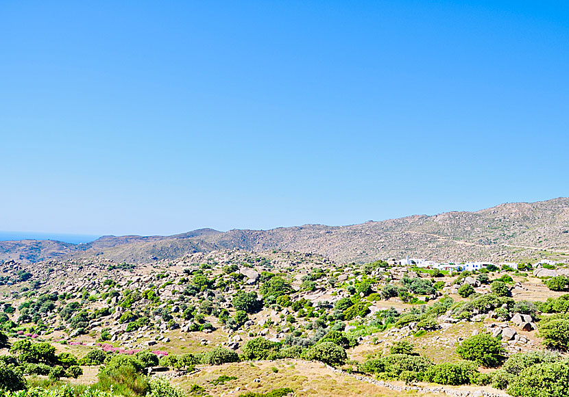 It is said that the large boulders in Volax come from meteorites.