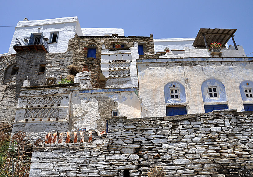 There are even dovecotes built into the houses. in Tinos.