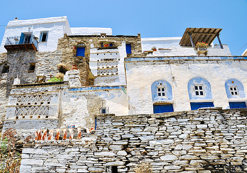 There are even dovecotes built into the houses. in Tinos.