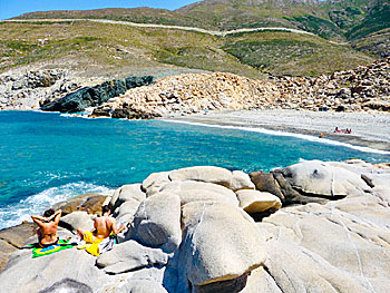 Livada beach on Tinos.