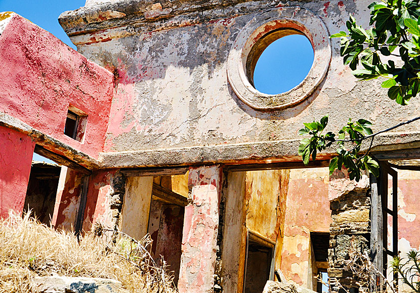 Theaters and cinemas on the island of Tinos in the Cyclades.