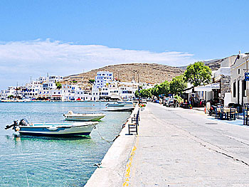 The village Panormos on Tinos.