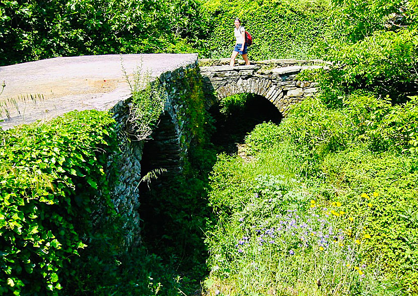 There is a very beautiful old stone bridge in Tarabados.