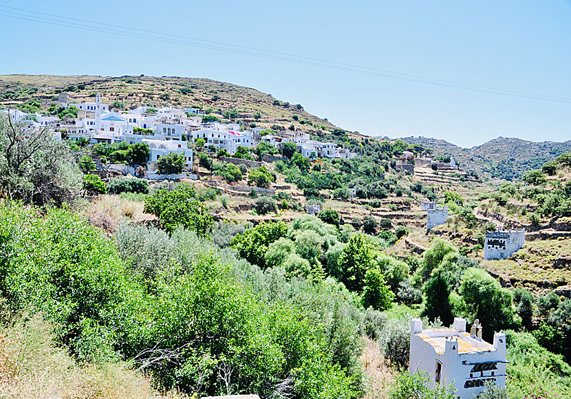 The village of Agapi on the island of Tinos is one of the finest villages in the Cyclades.