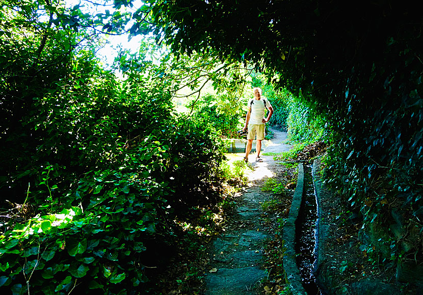 Hiking around Tarabados in Tinos.