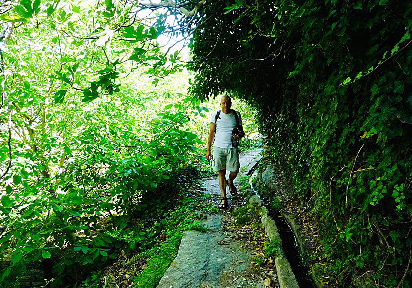 Hike to the village of Tarabados on Tinos in the Cyclades.