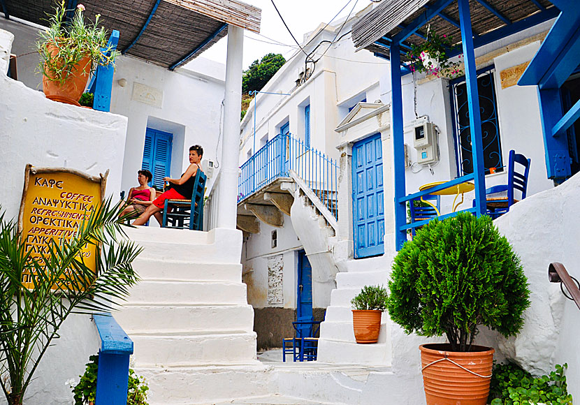 Café in Kardiani. Tinos.