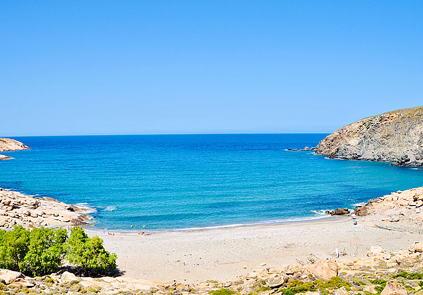 Livada beach on Tinos in the Cyclades.