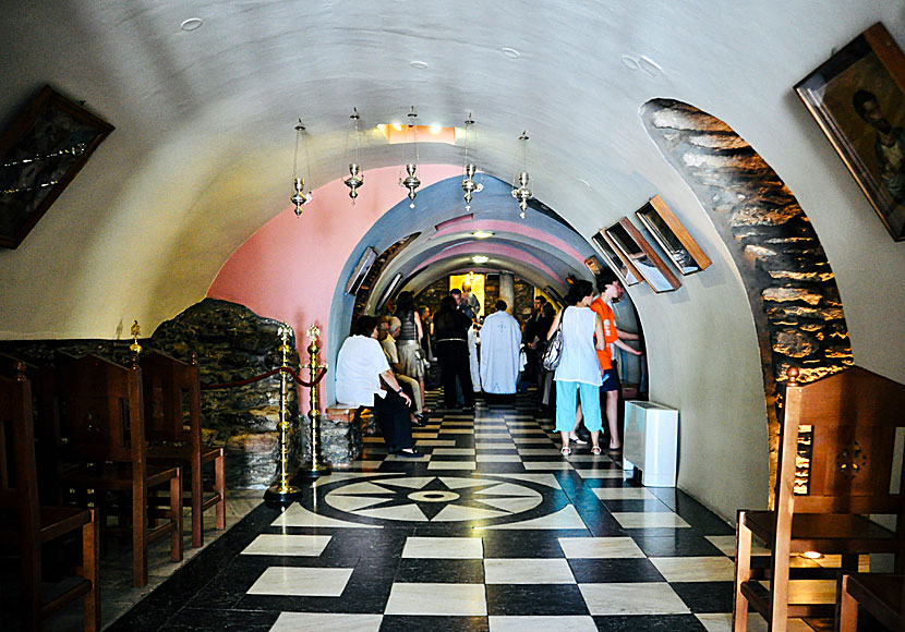 The church has several underground rooms that are also worth seeing.