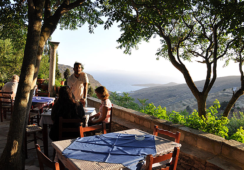 Taverna Drosia in Ktikados. Tinos.